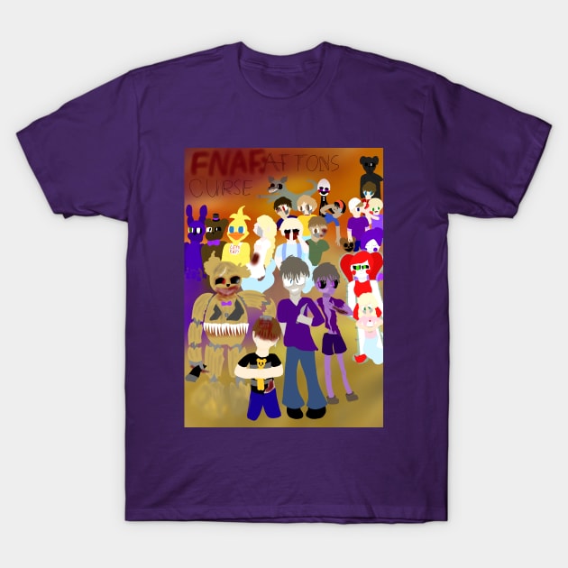 Fnaf: Aftons Curse T-Shirt by HeyItsGrace